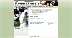 Desktop Screenshot of karatetmaster.com