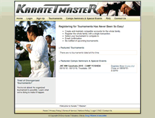 Tablet Screenshot of karatetmaster.com